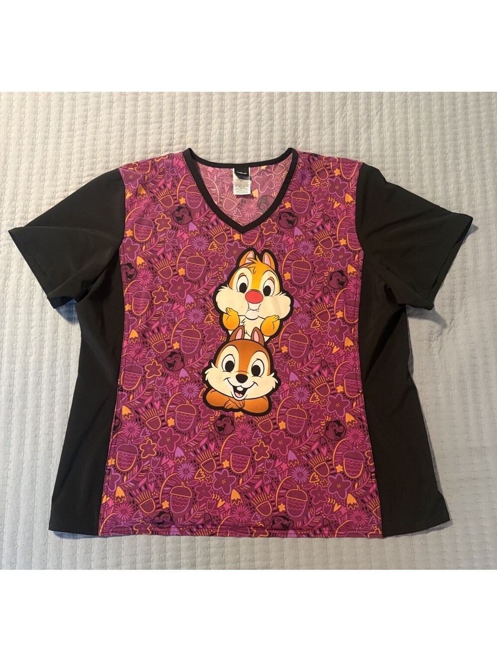 Disney Chip N Dale Cherokee Scrubs Tooniforms Size 2XL TF677 CDNN 194661507272
